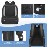 YOREPEK Basketball Backpack, Lightweight Basketball Bag with Ball Holder & Shoes Compartment, Sports Backpack Training Equipment Fit Soccer Volleyball Football