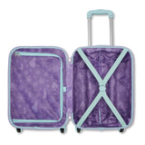 American Tourister Disney Frozen Carry-On Luggage - Airline Approved, Durable Hardshell with Favorite Frozen Characters - Roll Confidentially with Spinner Wheels & Colorful Adjustable Handle