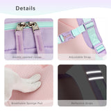 abshoo Kindergarten Backpack for Girls Preschool Backpacks School Bookbag for Kids 4-8(Pink and Purple)