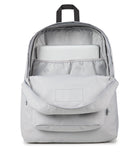 JanSport SuperBreak Plus Backpack with Padded 15-inch Laptop Sleeve and Integrated Bottle Pocket - Spacious and Durable Daypack for Work and Travel - Grounded Grey
