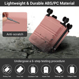 Kono 15'' Underseat Carry On Luggage Airline Approved, Anti-Scratch PC+ABS Hardshell Carry on Suitcase with Smooth Spinner Wheel, Lightweight Overnight Carry on for Short Travel, Nude/Rose Pink