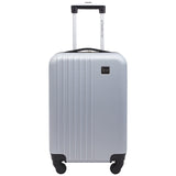 Travelers Club Cosmo Luggage, Silver-2 Piece Set (28"/20")