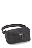 Gucci, Pre-loved Black GG Nylon Waist Pouch, Black