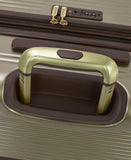 London Fog Brentwood IV 29" Expandable Spinner Hardside Suitcase, Latte