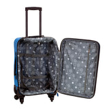 Rockland Pasadena Softside Spinner Wheel Luggage, Blue, Carry-On 20-Inch