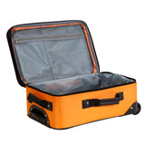 Rockland Fashion Softside Upright Luggage Set,Expandable, Orange, 2-Piece (14/19)