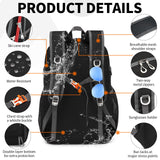 Bymontin 35L Lightweight Packable Backpack – Durable Foldable Daypack for Travel, Hiking, and Gym (Black)