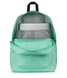 JanSport SuperBreak Plus Backpack with Padded 15-inch Laptop Sleeve and Integrated Bottle Pocket - Spacious and Durable Daypack for Work and Travel - Magic Mint