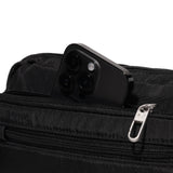 Baggallini Securtex Anti-theft Belt Bag 8.8"x5.5" Crossbody Fanny Pack for Women RFID Wallet Locking Zipper Travel Purse