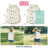 KingCheer Mini Corduroy Backpack Bookbag School Bag for Toddlers Girls and Boys Preschool Daycare Kindergarten 13'' H Lightweight Fits for Folder(Dinosaur-Beige Corduroy)