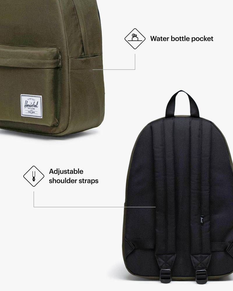 Herschel Classic Backpack, Ivy Green, Mod XL - 25L