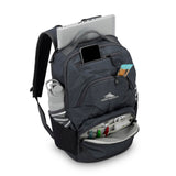 High Sierra Swoop SG Backpack, Travel or Work Laptop Bookbag with Drop Protection Pocket, and Tablet Sleeve, One Size, Mercury