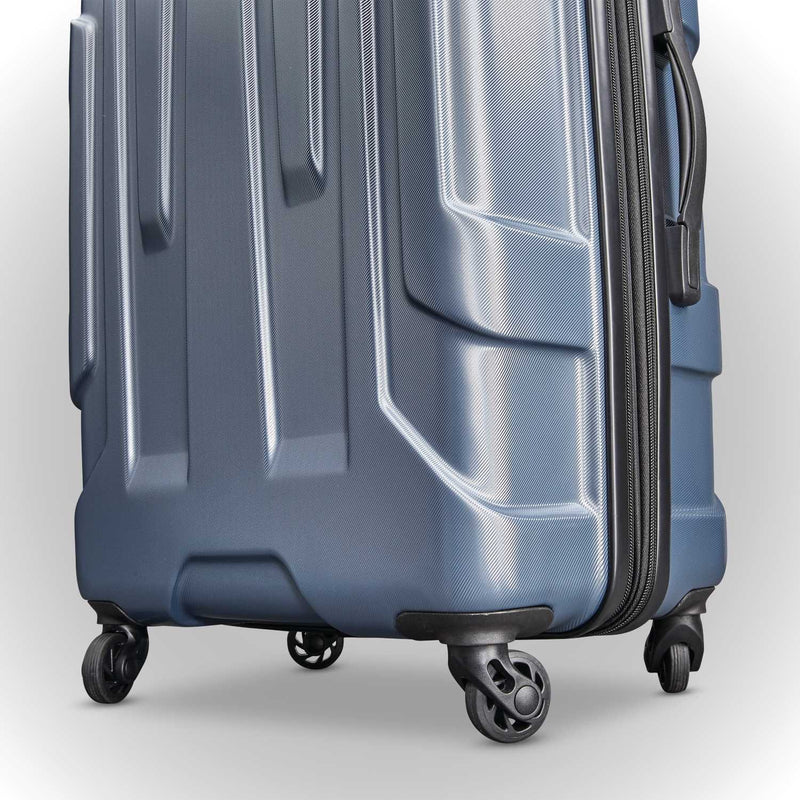 Samsonite Centric Hardside Expandable Luggage with Spinner Wheels, Blue Slate, Checked-Medium 24-Inch