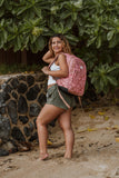 Roxy Here Your Are Medium Backpack - Wild Wind Hibiscus Mirage