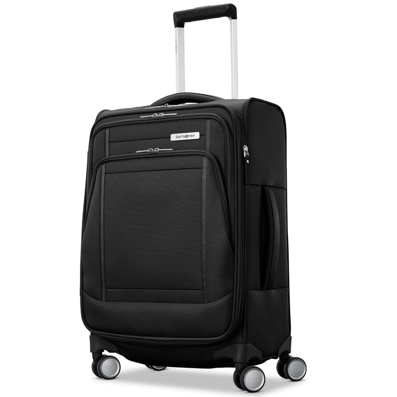 Samsonite UpLIFT Lightweight Softside Carry-On Luggage with Spinner Wheels - Expandable - Airline-Approved, Polyester Soft Suitcase for Ultra Light Travel - Black