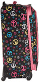 Rockland Fusion Softside Spinner Wheel Luggage, Peace, 3-Piece Set (20/24/28)