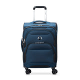 DELSEY PARIS Sky Max 2.0 Softside Expandable Luggage with Spinner Wheels, Blue, 2-Piece Set (21/24)