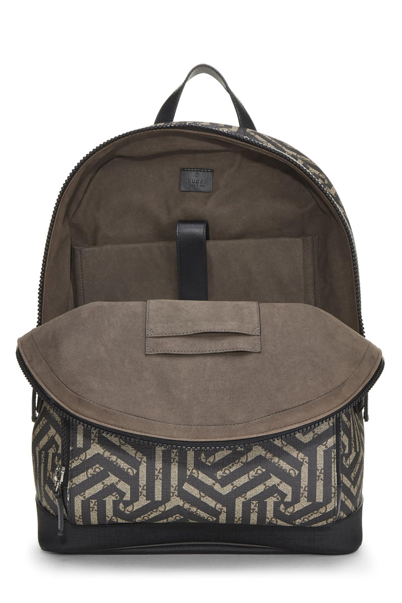 Gucci, Pre-Loved GG Supreme Caleido Backpack, Black