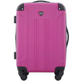 Travelers Club Chicago Hardside Expandable Spinner Luggage, Fuchsia, 22