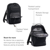 TUMI Harrison Warren Backpack - 15-Inch Laptop Backpack - Stylish Women's & Men's Backpack for Travel & Business - Black