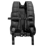 Hanzo Weighted Backpack for Rucking, Fitness Training, Hiking, Walking, Workouts. Adjustable Rucksack Weight Plate Backpack