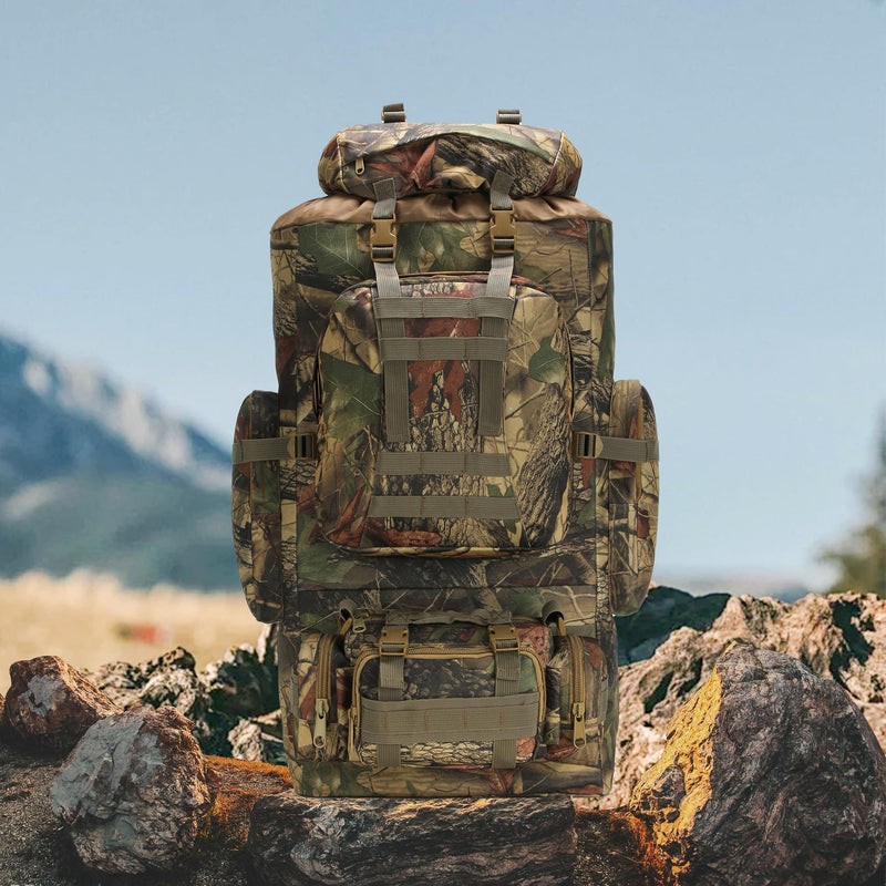 King'sGuard 100L Camping Hiking Backpack Molle Rucksack Military Camping Backpacking Daypack