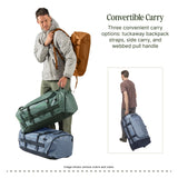 Eagle Creek Cargo Hauler Wheeled Duffel - Durable Duffel Bag for Travel - Easy Access Compartment - Deployable Backpack Straps - Lockable Zipper Opening - Duck Green - 110L