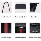 QOGiR Neoprene Multipurpose Beach Bag Tote with Inner Zipper Pocket …