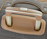 London Fog Kensington Navy Sand Herringbone 28" Expandable Spinner