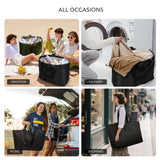 KALIDI 60L Extra Large Duffle Bag, Beach Tote Zipper Utility Oversized Weekender Carrier Travel Shopping Reusable Grocery Bag