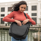 Peak Design Everyday Tote V2 15L, Black, Weatherproof Shell, Wide Top Access, FlexFold Dividers, Laptop Sleeve, Internal and External Pockets, Crossbody or Shoulder Carry, Tote Bag for Women and Men