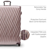 TUMI - 19 Degree Lite 4 Wheel Luggage - Lightweight and Highly Durable, Modern Contour, Hard Shell Men's and Women's Suitcase - 30" Extended Trip Packing Case, Blush