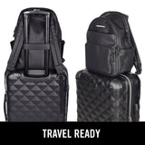 Kenneth Cole Reaction Marley Double Compartment Vegan Leather Womens 15" Laptop Fashion Backpack