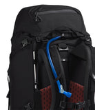 The North Face Terra 65 Backpack - Unisex Hiking Pack, Cinch-Top Opening with Zipper, Pole & Ice Axe Attachments, TNF Black/Asphalt Grey-NPF, Small/Medium