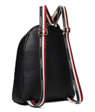 Tommy Hilfiger Reese II Medium Dome Backpack Pebble PVC Black One Size
