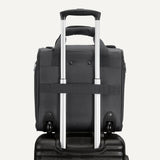 Amazon Basics Underseat Carry-On Luggage with Wheels and Handle, 14" Rolling Travel Bag, Fits Under the Seat, Black