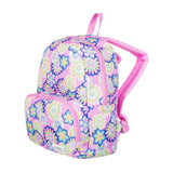 Roxy Women's Always Core Backpack | Travel | Everyday Carry | Beach | Polyester | 8L Capacity - Lilca Chiffron Flower Party