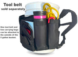 Strap Pack Backpack for Carrying Outdoor Wet Dry Vacuums or Water Coolers (Gold)