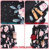 Leaper Cute Cat Printing Laptop Backpack Water-resistant College Backpack Bookbags Travel Bag Casual Bag Satchel Gary