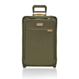 Briggs & Riley Essential 22" 2-Wheel Expandable Carry On - Luggage for Travel, Suitcases with Wheels, Softside Rolling Bag for Men & Women, Self-Repairing Zipper - Baseline Collection, Olive