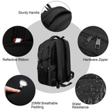 ZUBOND Backpack with Shoe Compartment for Men and Women, 17.3 Inch Laptop Travle Backpack with USB Port, Daypack Gym, Sports, Camping, Hiking