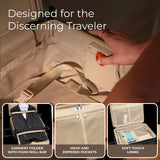 Briggs & Riley Essential 22" Carry On Expandable Spinner & Garment Folder - Luggage for Travel, Suitcase with Wheels, Roller for Men & Women, Shirts, Pants, & Clothes Carrier, Wrinkle Reducing - Black