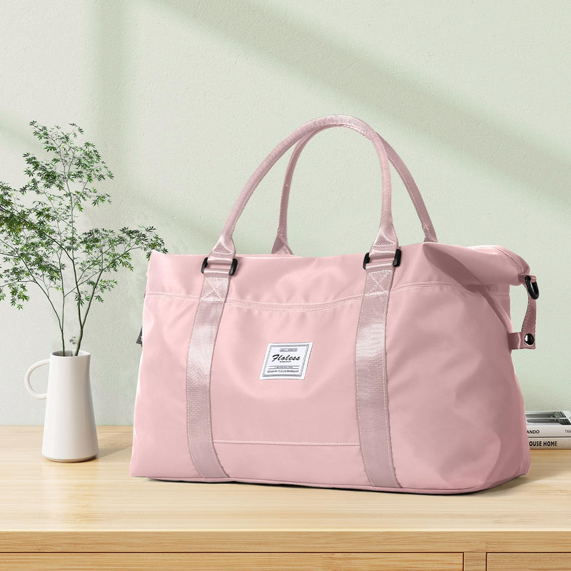 HYC00 Travel Duffel Bag,Carry-on Overnight Weekender Bags for Women,Sports Tote Gym Bag with Wet Pocket