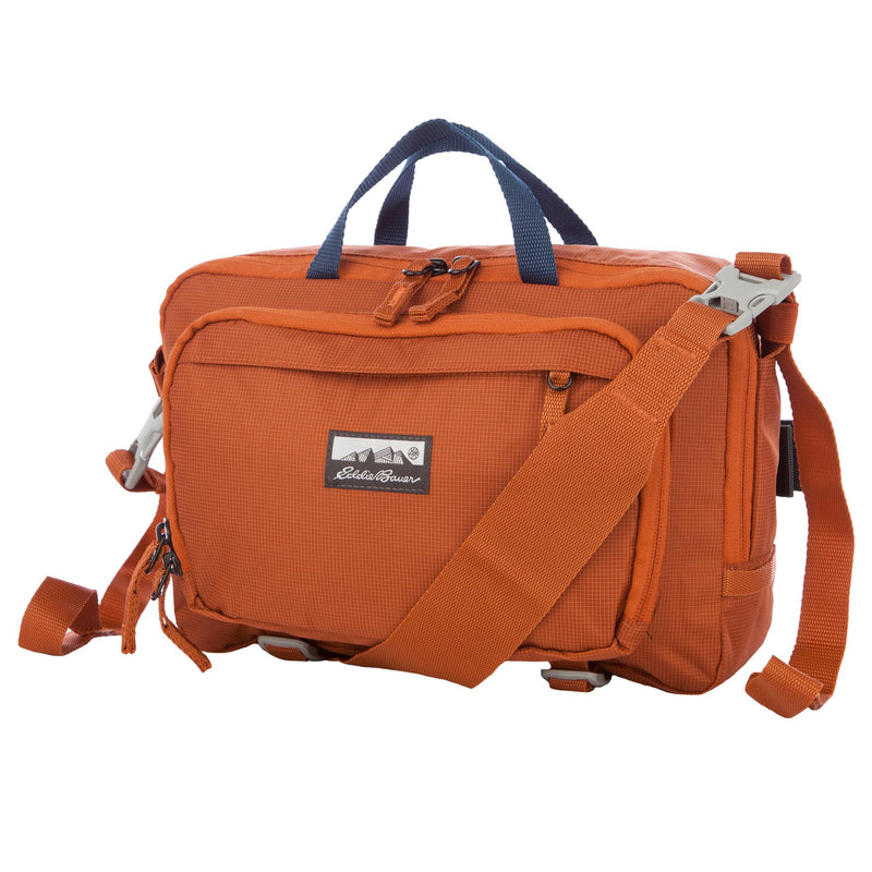 Eddie Bauer 7L Trail Bag with Removeable Shoulder Strap and Adjustable Waistband, Sienna