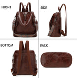 sqlp Fashion Backpack Purse for Women Vegan Leather Travel Back Pack Womens Designer Shoulder Bags