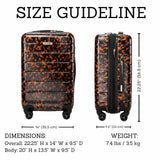 Ricardo Beverly Hills Cambria Hardside Luggage | Stylish Suitcase with Wheels for Effortless Travel, Expandable and Secure TSA-Locked Packing, 20-inch Carry-On, 22x14x9, Tortoise