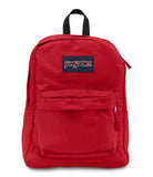 JanSport SuperBreak One Backpacks - Durable, Lightweight Bookbag with 1 Main Compartment, Front Utility Pocket with Built-in Organizer - Premium Backpack, Red Tape