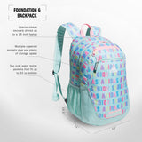 adidas Unisex Foundation Backpack for Laptop, Large Durable Athletic Gym Bag