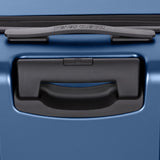 ROBERTO CAVALLI LOGO Luxury 3 Piece Luggage Set, Expandable Hard Shell Suitcases with 8 Spinner Wheels, Combination Lock Large Suitcase Set for Men and Women -Navy Blue