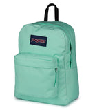 JanSport SuperBreak Plus Backpack with Padded 15-inch Laptop Sleeve and Integrated Bottle Pocket - Spacious and Durable Daypack for Work and Travel - Magic Mint
